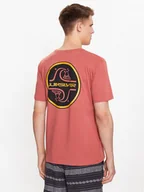 Koszulki męskie - Quiksilver T-Shirt Core Bubble EQYZT07232 Pomarańczowy Regular Fit - miniaturka - grafika 1