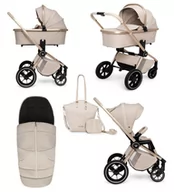 Wózki dziecięce - Muuvo Quick Wózek 2w1 Boho Beige - miniaturka - grafika 1