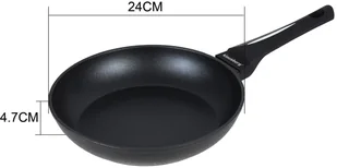 SK PATELNIA Z POWŁOKĄ MARMUROWĄ NON-STICK 24CM KLAUSBERG KB-7689 emix - Patelnie - miniaturka - grafika 7