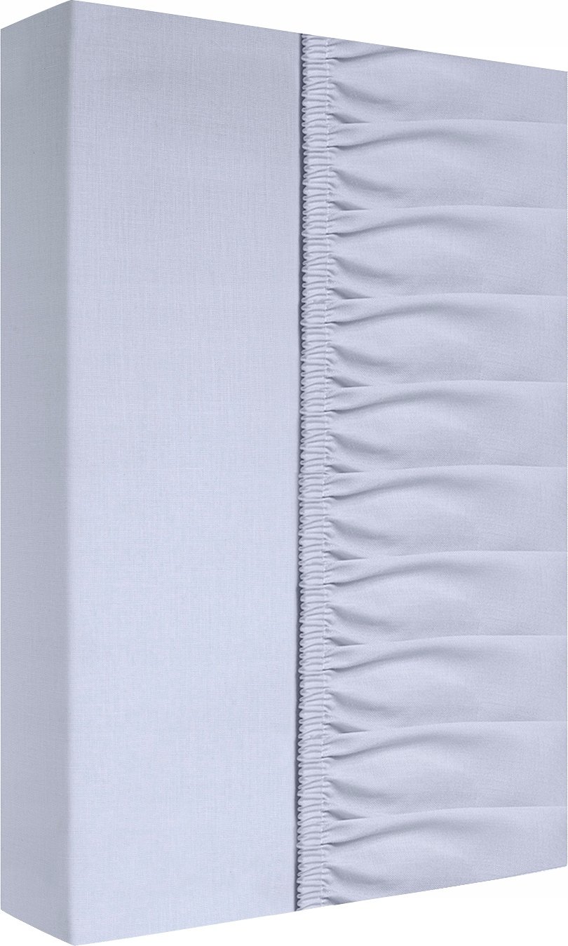 Prześcieradło bawełniane 140x200 Szare PREMIUM