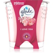 Świece - Glade Romantic I Love You Świeczka Zapachowa 129 G - miniaturka - grafika 1