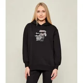 Bluzy damskie - Karl Lagerfeld Bluza ikon rs duo Loose fit - miniaturka - grafika 1