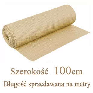 Mata,osłona balkonowa z technorattanu, kolor kremowy, szerokość 1,00 m - Parawany - miniaturka - grafika 1