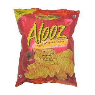 Chipsy Alooz Spanish Tomato Flavour Chips Bombay Sweets 25g - Chipsy - miniaturka - grafika 1