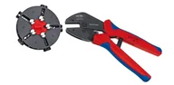 Kombinerki i obcęgi - Knipex 97 33 02 Narzędzie do zaciskania Czarny, Niebieski, Czerwony, Praska do zaciskania - miniaturka - grafika 1
