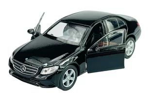 Welly 2016 Mercedes-Benz Klasa E Czarny 1:34 Samochód Nowy Metalowy Model - Samochody i pojazdy dla dzieci - miniaturka - grafika 1