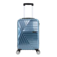 Walizki - Walizka mała podróżna kółka bagaż 20" - niebieska Semi Line - miniaturka - grafika 1