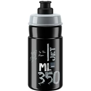 Bidon ELITE Jet 350 ml Czarny - Shakery i bidony sportowe - miniaturka - grafika 1