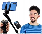 Monopody - Selfie Stick Kijek Monopod Bluetooth Uchwyt 125CM - miniaturka - grafika 1