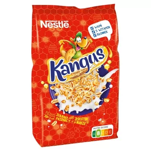 Nestlé Kangus Puszyste ziarno pszenicy w złocistym miodzie 400 g - Płatki śniadaniowe i musli - miniaturka - grafika 1