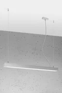 Lampy sufitowe - Thoro Nowatorska Lampa Wisząca PINNE 950 ALUMINIUM SREBRNY SATYNA Minimalistyczny Design Lampa Sufitowa Natynkowa Moduł LED Zimna Barwa Światła Oświetlenie do Salonu Sypialni Biura Oprawa THORO TH.052 - miniaturka - grafika 1