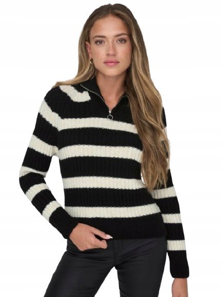ONLY SWETER DAMSKI W PASKI Z DŁUGIM RĘKAWEM XL 1JSE