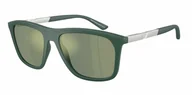 Okulary przeciwsłoneczne - Okulary Przeciwsłoneczne Emporio Armani EA 4237 Matte Dark Green - miniaturka - grafika 1