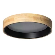 Lampy sufitowe - Lampa sufitowa Nature ABR-PLODV-C-20W-CCT Abruzzo LED 21W 2700-6500K czarny drewniany - miniaturka - grafika 1