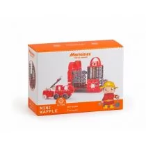 Mario-Inex Klocki Wafle mini Strażak duży - Klocki - miniaturka - grafika 1