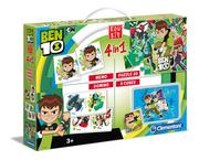 Gry planszowe - Clementoni Edukit 4w1 New Ben 10 - miniaturka - grafika 1