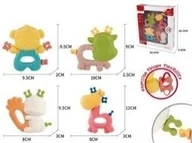 Gryzaki dla dzieci - Grzechotka zwierzątko 4szt - miniaturka - grafika 1