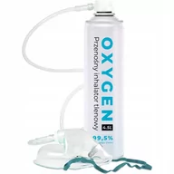 Produkty specjalne dla sportowców - Oxygen Medikopter Tlen Inhalacyjny 4500 ml Przenośny inhalator tlenowy - miniaturka - grafika 1