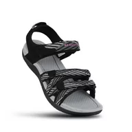 Sandały damskie - Sandały trekkingowe damskie BERGSON ATBARA Black Grey r.38 - miniaturka - grafika 1