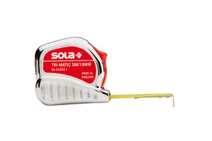 Sola 50023301 stalowa taśma miernicza \ "Tri-Matic \" 5 m/19 mm TM 5 - Poziomice, łaty, miary - miniaturka - grafika 1