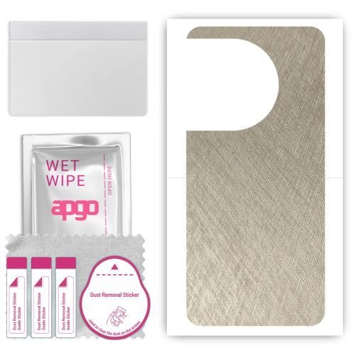 folia naklejka skórka strukturalna na TYŁ do OnePlus 11 - Tytan Srebrny - apgo SKINS