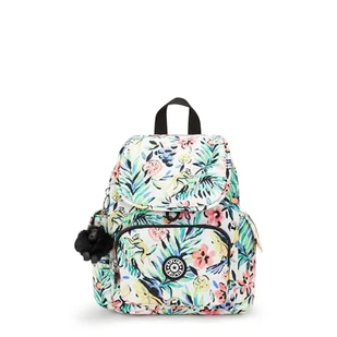 Kipling CITY PACK MINI, Mały Plecak, 14 x 80 x 38 cm, Undersea Leaves, Zielony - Plecaki - miniaturka - grafika 1