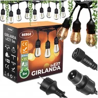 Girlandy - Girlanda Ogrodowa Świetlna 5m+6x Żarówka Led 1W Zewnętrzna Wodoszczelna - miniaturka - grafika 1