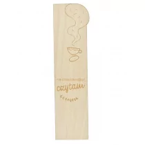 Milin Zakładka drewniana - Nie przeszkadzać, czytam - Milin - Zakładki do książek - miniaturka - grafika 1