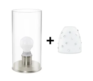 Eglo - LED Lampa stołowa MY CHOICE 1xE14/4W/230V biała/chrom - Lampy stojące - miniaturka - grafika 1
