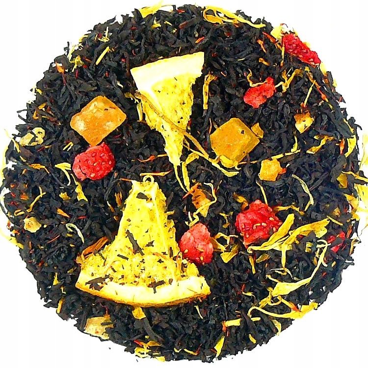 Herbata Czarna Yunnan Black Mango Tango Pomarańcz szafran 1kg