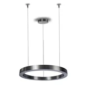 Lampy sufitowe - Step into design Lampa wisząca Circle 60 LED  Step Into Design ST 8848-60 NICKEL - miniaturka - grafika 1