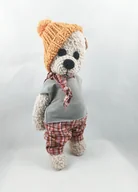 Maskotki i pluszaki - ROMUŚ - szydełkowy miś, personalizacja - miniaturka - grafika 1