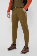 Spodnie męskie - Viking spodnie sportowe Hazen męskie kolor zielony gładkie - miniaturka - grafika 1