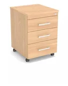 Szafki biurowe - Kontener mobilny KO-2 Wuteh, szafka do biurko na klucz - miniaturka - grafika 1