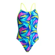 Stroje kąpielowe - FUNKITA Strój kąpielowy damski jednoczęściowy DIAMOND BACK ONE PIECE air lift - miniaturka - grafika 1
