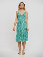 Sukienki - BLE Sukienka w kolorze turkusowym - miniaturka - grafika 1