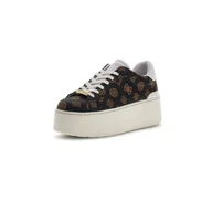 Półbuty damskie - Damskie Sneakersy GUESS WILLEN2 FLPWL2FAL12-BROCR – Brązowy - miniaturka - grafika 1