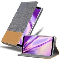 Etui i futerały do telefonów - Etui ochronne Cadorabo do Samsung Galaxy S8 PLUS w kolorze szarym etui na telefon komórkowy pokrowiec na książkę - miniaturka - grafika 1