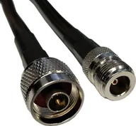 Kable komputerowe i do monitorów - Hismart Kabelis LMR-400, 2m, N-male į N-female TV990771 - miniaturka - grafika 1