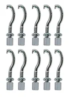 Instrumenty perkusyjne - LP Latin Percussion Hak mocujący do Brazilian LP3010, LP3010N, LP3012, LP3012-SM Pandeiro, LP3006 Tamborim, chrom, 10 sztuk - LP3923 - miniaturka - grafika 1