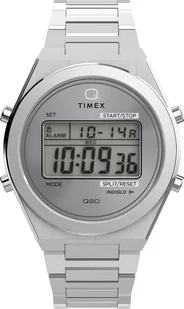 Zegarek Zegarek Timex TW2Y09800 Q Timex® Q80 Continental 39mm Stainless Steel Bracelet - Zegarki męskie - miniaturka - grafika 1