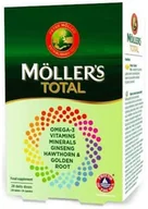 Suplementy naturalne - Kwasy tłuszczowe, witaminy i minerały Mollers Total Multivitamins + Omega-3 28 Tablets + 28 Pearls (5702071501725) - miniaturka - grafika 1