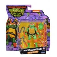 Figurki dla dzieci - Wojownicze Żółwie Ninja Movie Mutatnt Mayhem podstawowa figurka akcji Michelangelo Basic Figure - miniaturka - grafika 1