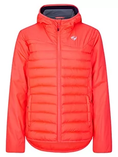 Ziener Damska kurtka termiczna NANTANA Outdoor / Skitour | wiatroszczelna, wełna, bez PFC, czerwona (hot red), 40 - Kurtki damskie - miniaturka - grafika 1