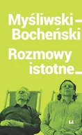 Filologia i językoznawstwo - Wydawnictwo Uniwersytetu Łódzkiego Myśliwski-Bocheński Rozmowy istotne - miniaturka - grafika 1