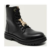 Buty dla dziewczynek - Patrizia Pepe Skórzane botki - miniaturka - grafika 1