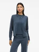 Swetry damskie - Vila Kardigan "Vilipsa" w kolorze granatowym - miniaturka - grafika 1