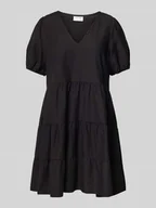 Sukienki - Sukienka mini z dołem obszytym falbaną model ‘PRISILLA’ - miniaturka - grafika 1