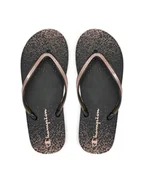 Klapki i japonki damskie - Champion Japonki Sparkling Slide S11688-CHA-KK005 Czarny - miniaturka - grafika 1