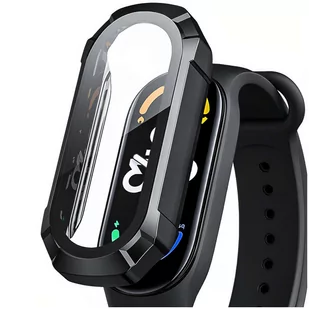Etui ochronne 2w1 nakładka wbudowane szkło do Xiaomi Mi Band 7 Alogy Classic Case Czarne - Filtry prywatyzujące Etui ochronne 2w1 nakładka wbudowane szkło do Xiaomi Mi Band 7 Alogy Classic Case Czarne - Filtry prywatyzujące - miniaturka - grafika 1